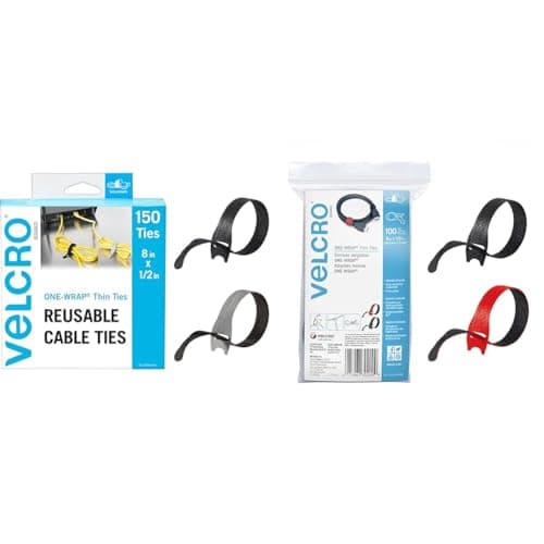 Reusable Velcro Cable Ties (100-Pack)