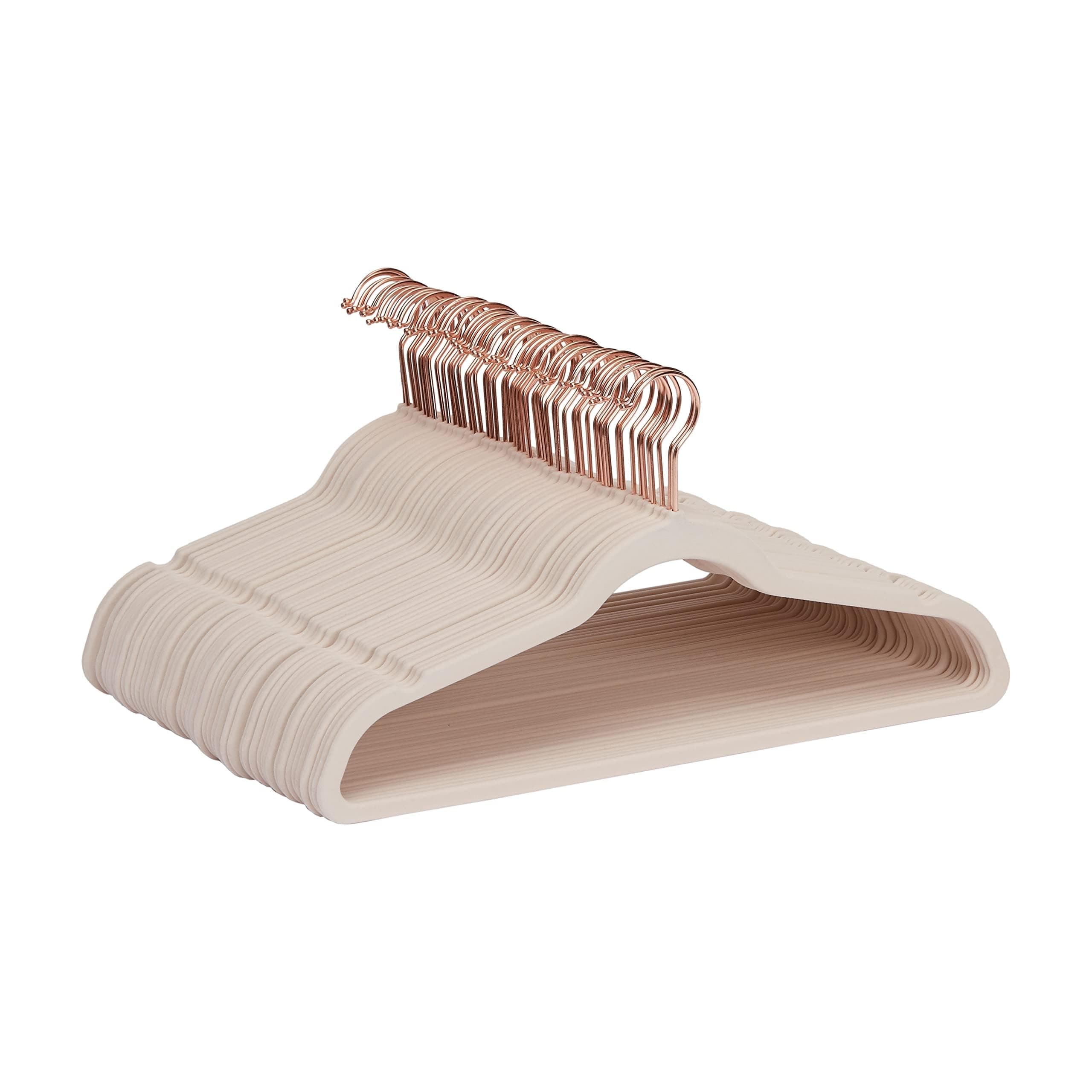 Velvet Hangers 50-Pack Beige Neutral