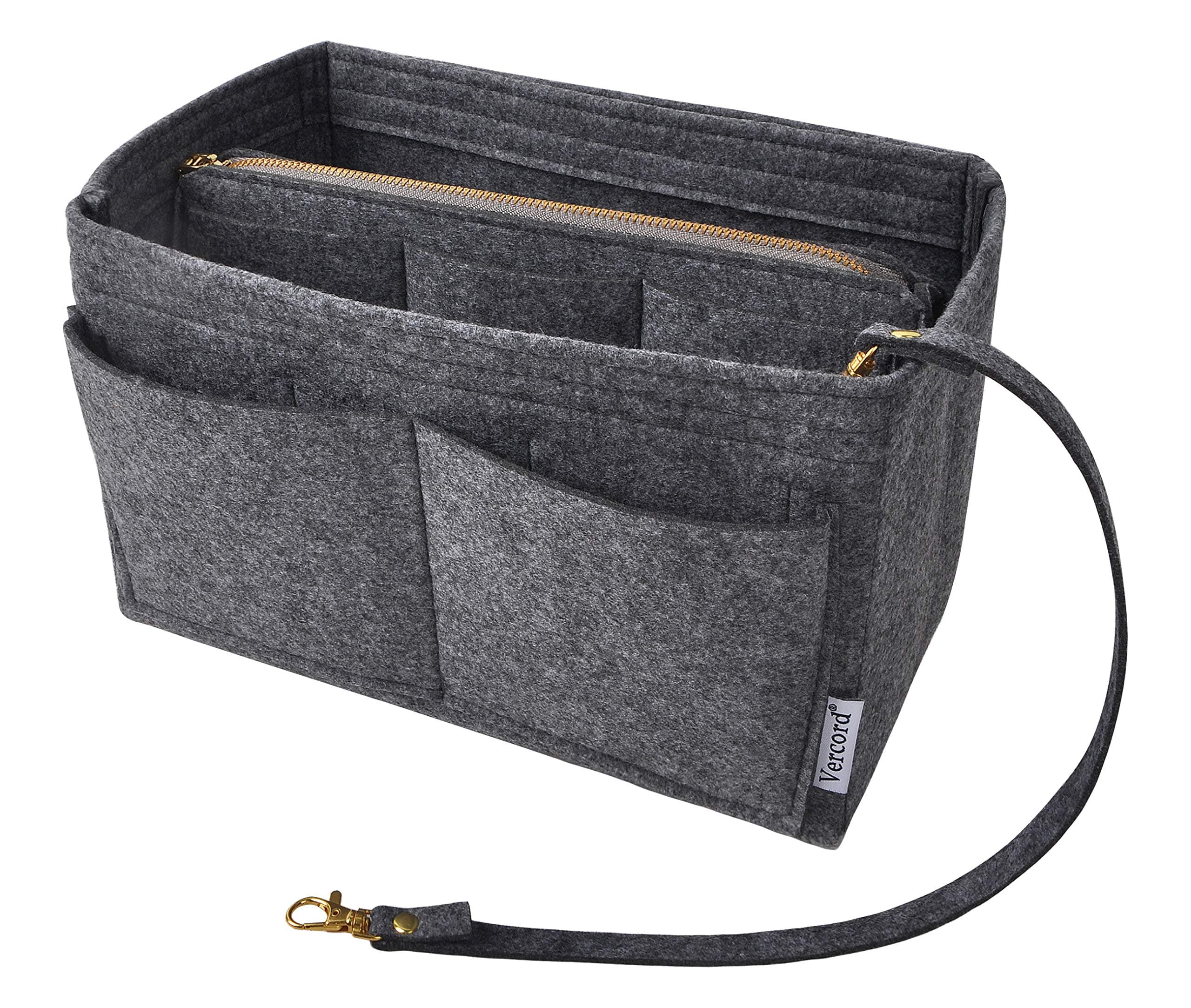 Vercord Felt Purse Tote Organizer - Wide Open Design