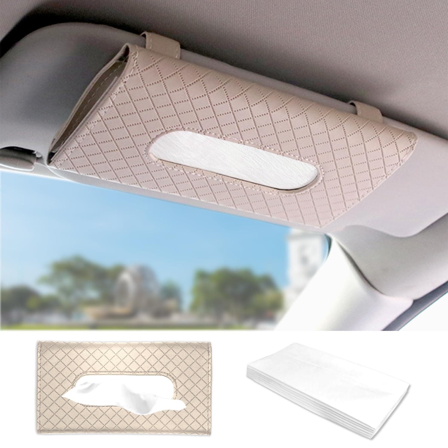 Visor Tissue Holder