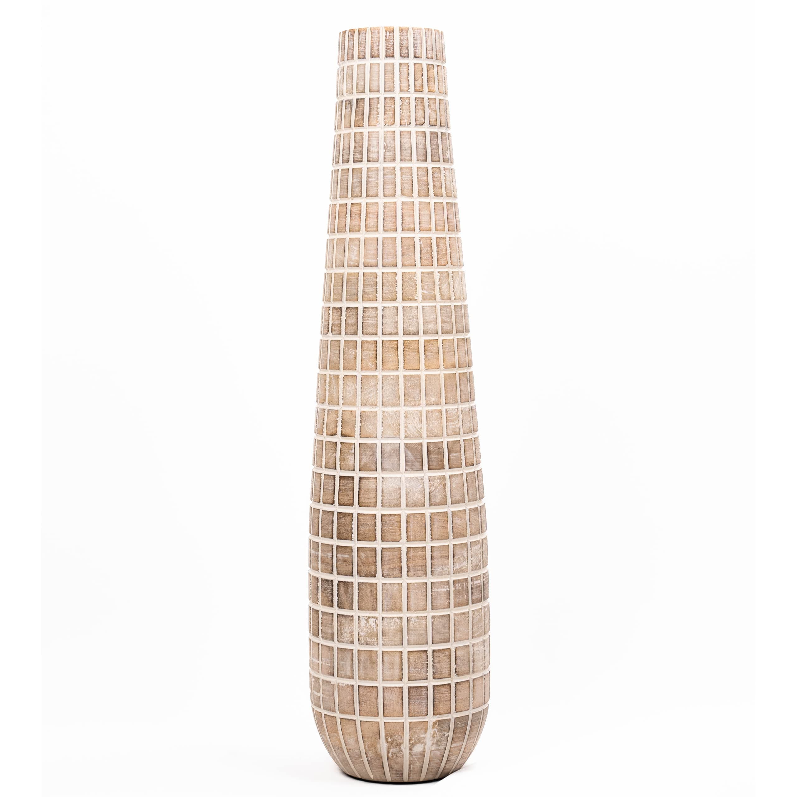 Walbrook Extra Large Floor Vase, 32 inch, for Pampas Grass