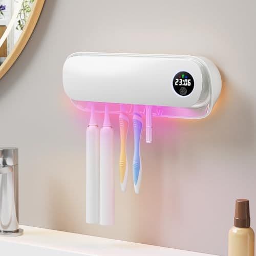 Wall Mounted UV Toothbrush Holder Sanitizer