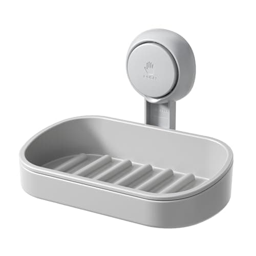 Wall-Mounted Soap Dish with Drainage