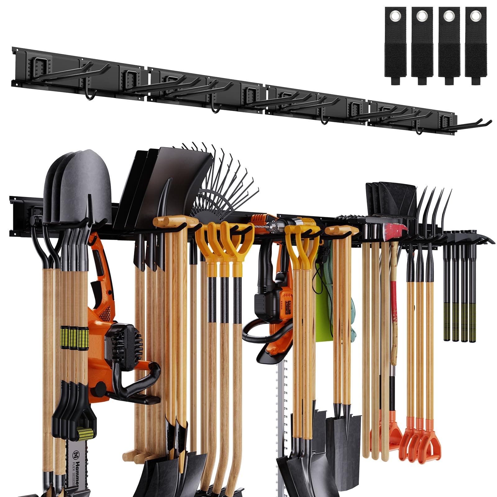 Wall-Mounted Tool Organizer (64 Piece)