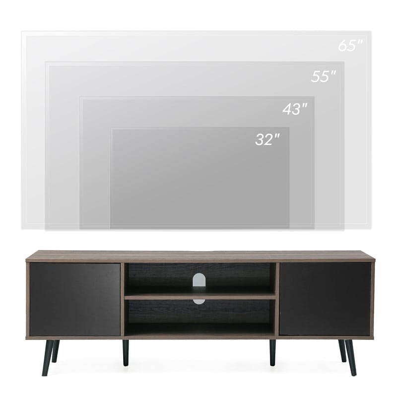 WAMPAT Mid-Century Modern TV Stand 60 inch