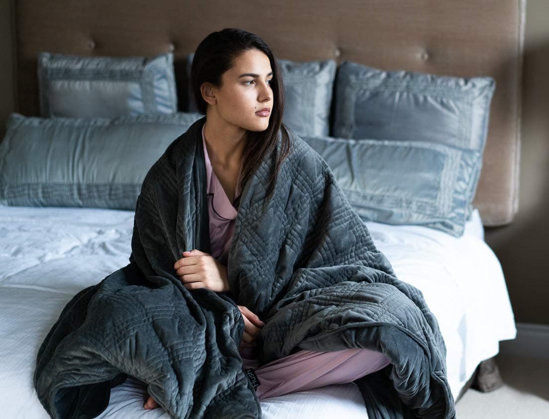 Weighted Blanket with Removable Duvet Cover Set