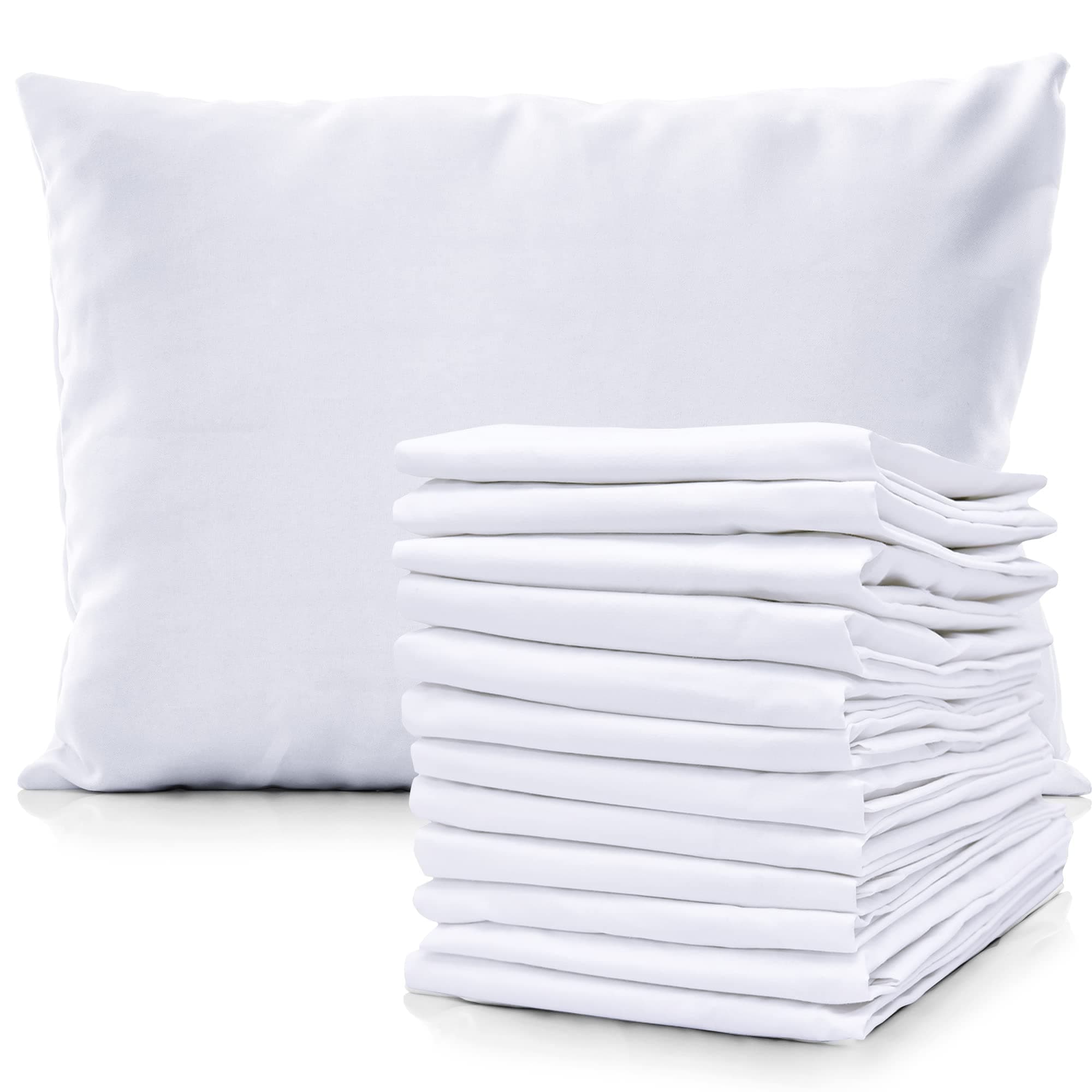 White Linen Pillowcase Set - Hotel Style Bedroom
