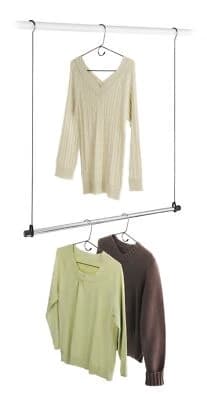 Whitmor Double Hang Closet Rod