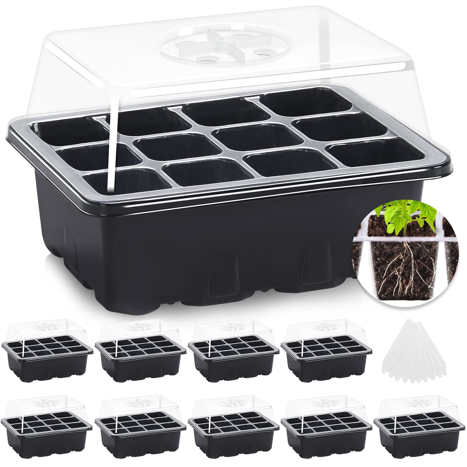 Window Garden Mini Greenhouse Seed Starter Kit
