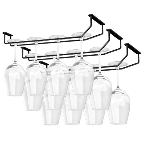 Cmecial Under Shelf Wine Glass Holder