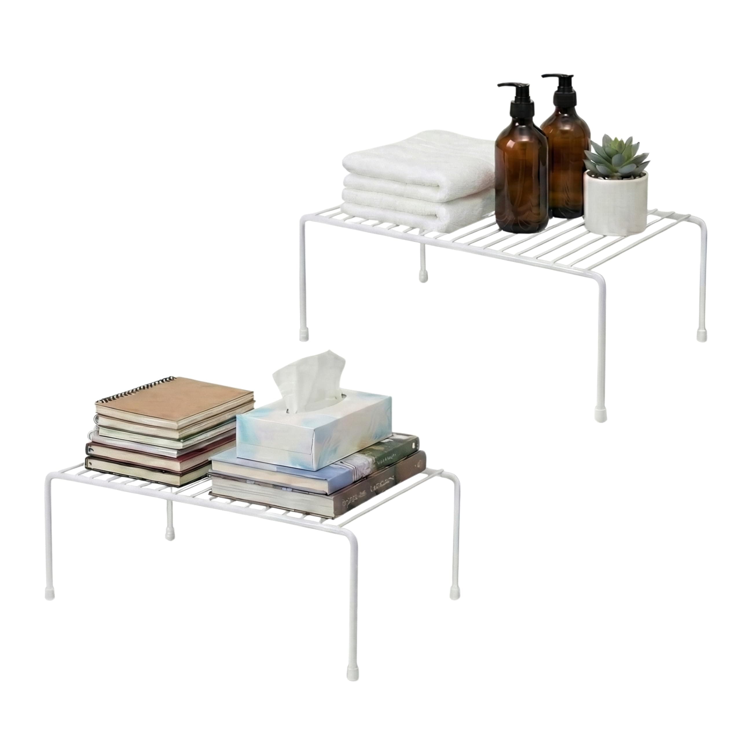 Heavy-Duty Wire Cabinet Shelf Riser