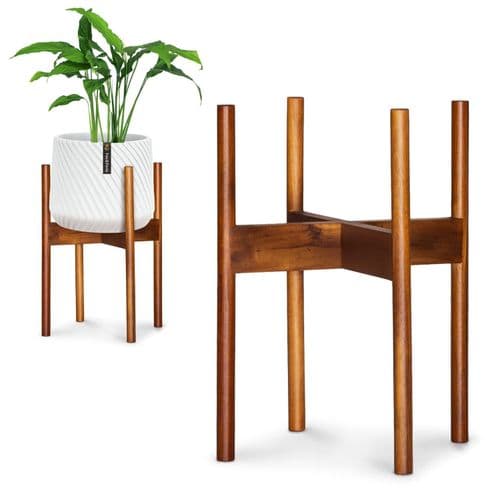 Wooden Tripod Plant Stand