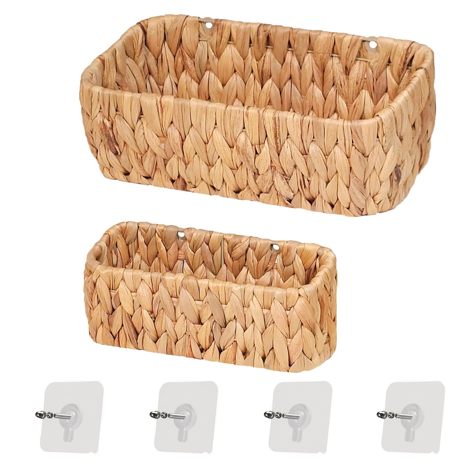 Large Woven Hyacinth Storage Basket