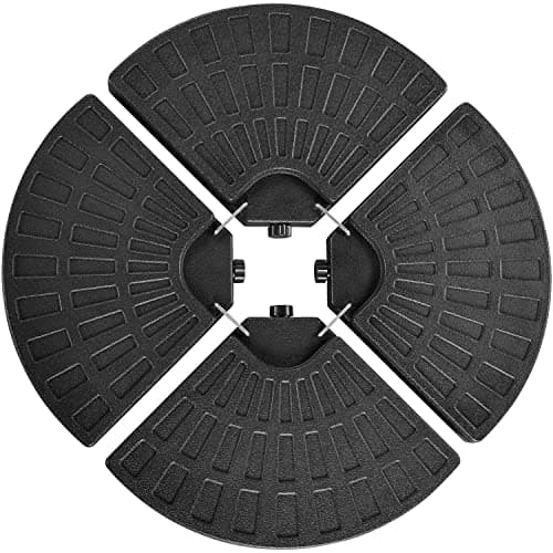 Yaheetech 4-Piece Fillable Offset Umbrella Base Set