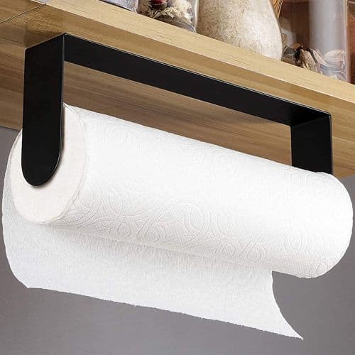 YIGII Matte Black Wall-Mount Paper Towel Holder