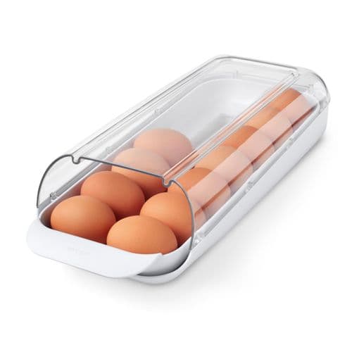 YouCopia FridgeView Rolling Egg Holder, BPA-Free Stackable