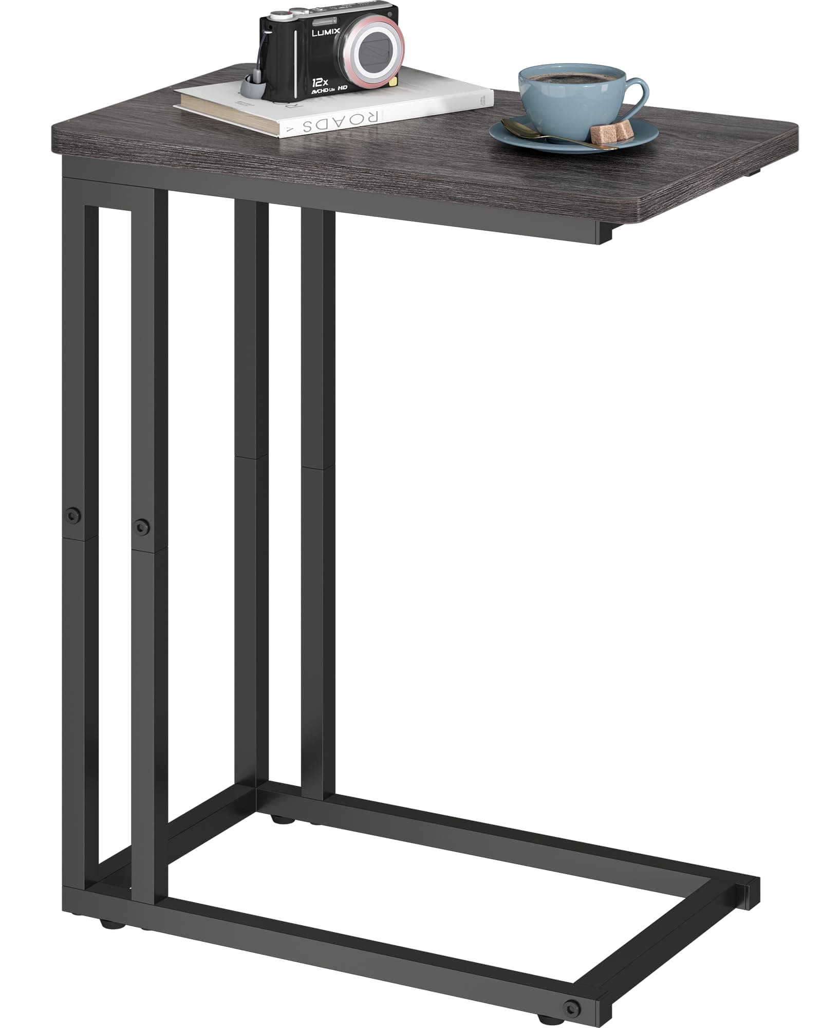 Yusong C-Shaped End Table